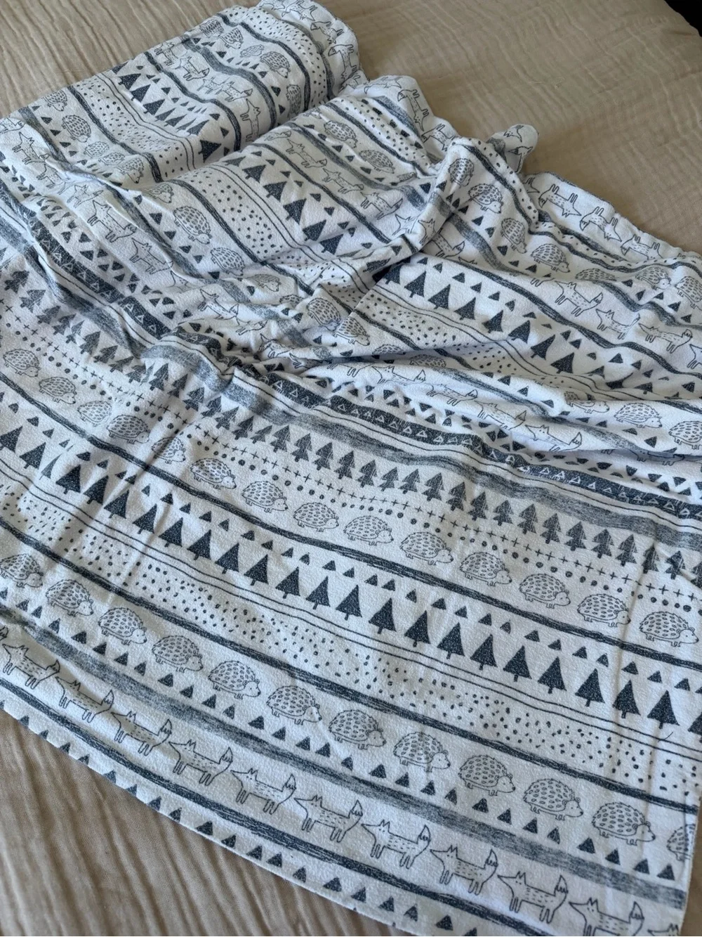 41”x64” 100% Cotton Flannel Duvet Cover – Toddler/Child